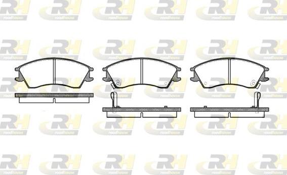 Roadhouse 2224.12 - Kit pastiglie freno, Freno a disco autozon.pro