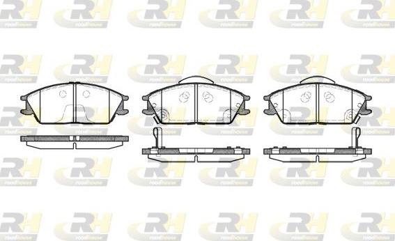 Roadhouse 2224.22 - Kit pastiglie freno, Freno a disco autozon.pro