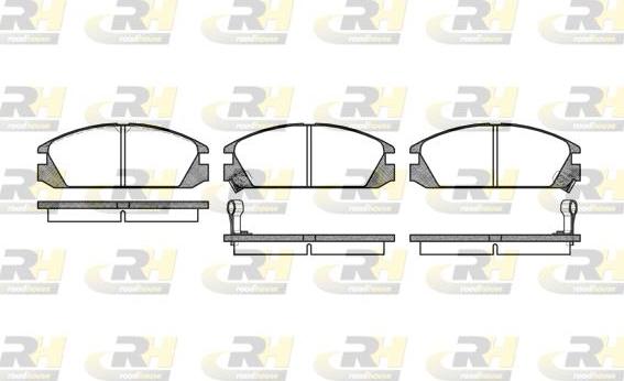 Roadhouse 2228.02 - Kit pastiglie freno, Freno a disco autozon.pro