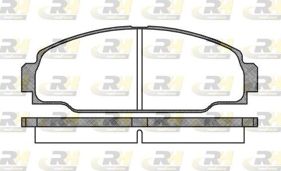 Roadhouse 2274.00 - Kit pastiglie freno, Freno a disco autozon.pro