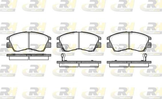 Roadhouse 2275.02 - Kit pastiglie freno, Freno a disco autozon.pro