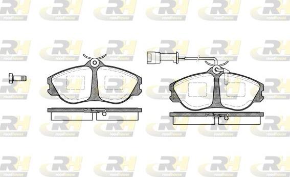 Roadhouse 2276.02 - Kit pastiglie freno, Freno a disco autozon.pro