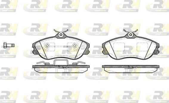 Roadhouse 2276.20 - Kit pastiglie freno, Freno a disco autozon.pro