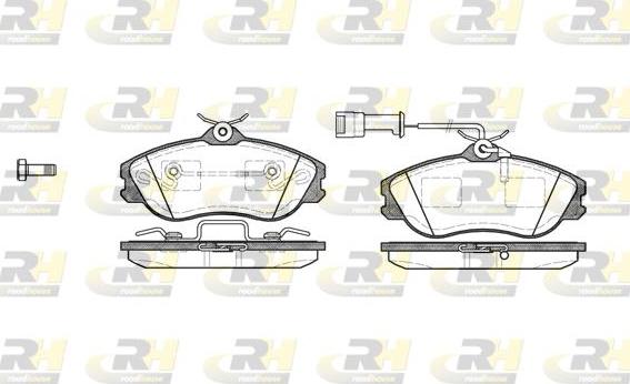 Roadhouse 2276.22 - Kit pastiglie freno, Freno a disco autozon.pro