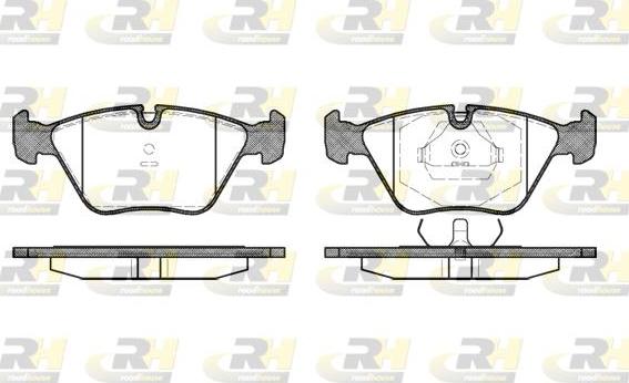 Roadhouse 2270.40 - Kit pastiglie freno, Freno a disco autozon.pro