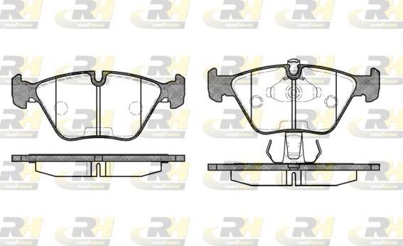 Roadhouse 2270.15 - Kit pastiglie freno, Freno a disco autozon.pro