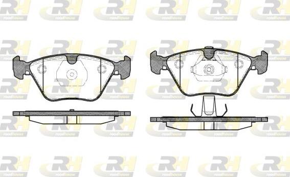 Roadhouse 2270.13 - Kit pastiglie freno, Freno a disco autozon.pro