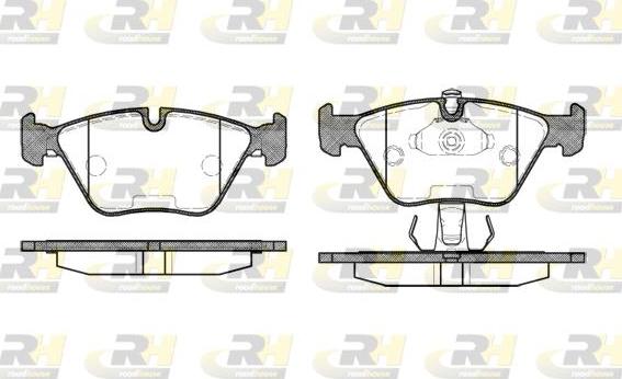 Roadhouse 2270.25 - Kit pastiglie freno, Freno a disco autozon.pro