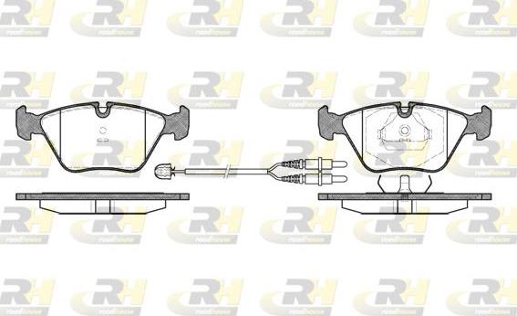 Roadhouse 2270.22 - Kit pastiglie freno, Freno a disco autozon.pro