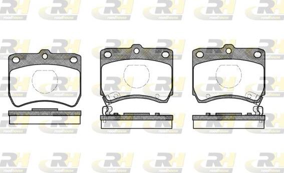 Roadhouse 2271.02 - Kit pastiglie freno, Freno a disco autozon.pro