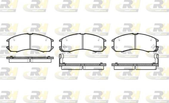 Roadhouse 2273.02 - Kit pastiglie freno, Freno a disco autozon.pro