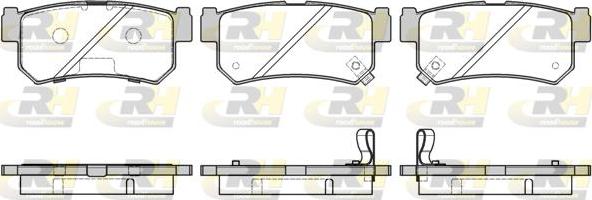 Roadhouse 2746.42 - Kit pastiglie freno, Freno a disco autozon.pro