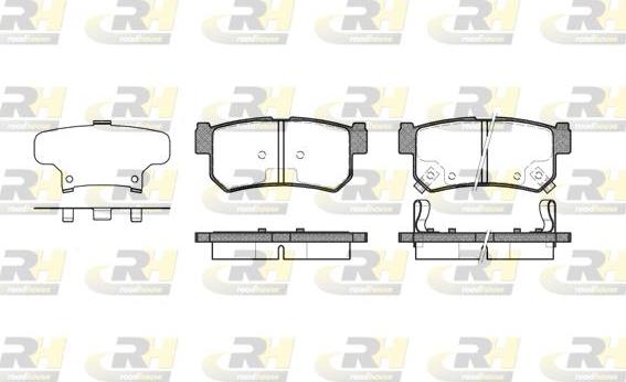 Roadhouse 2746.62 - Kit pastiglie freno, Freno a disco autozon.pro