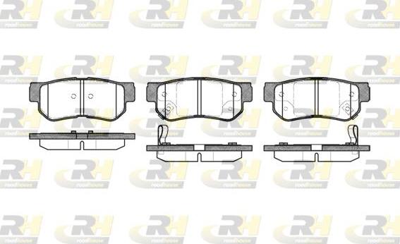 Roadhouse 2746.02 - Kit pastiglie freno, Freno a disco autozon.pro