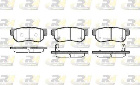 Roadhouse 2746.12 - Kit pastiglie freno, Freno a disco autozon.pro