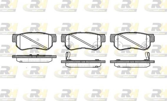 Roadhouse 2746.32 - Kit pastiglie freno, Freno a disco autozon.pro