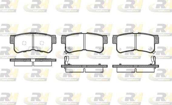 Roadhouse 2746.22 - Kit pastiglie freno, Freno a disco autozon.pro