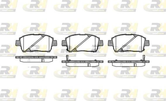 Roadhouse 2740.02 - Kit pastiglie freno, Freno a disco autozon.pro