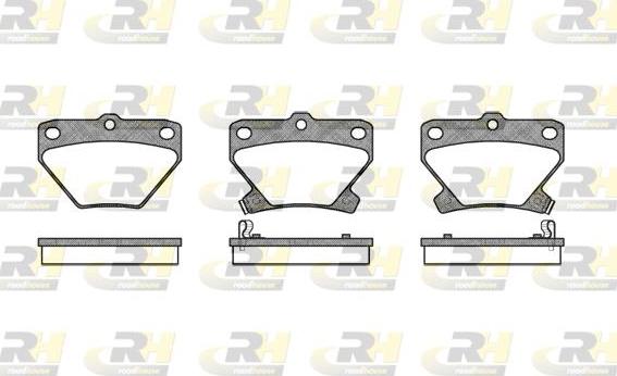 Roadhouse 2741.02 - Kit pastiglie freno, Freno a disco autozon.pro