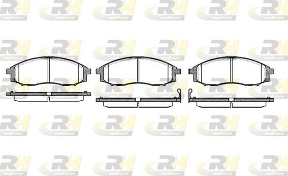 Roadhouse 2748.02 - Kit pastiglie freno, Freno a disco autozon.pro