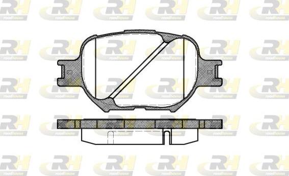 Roadhouse 2742.00 - Kit pastiglie freno, Freno a disco autozon.pro