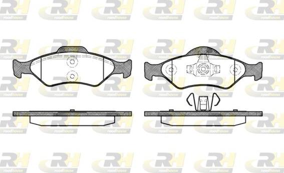 Roadhouse 2765.00 - Kit pastiglie freno, Freno a disco autozon.pro