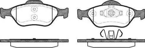 Alpha Brakes HKP-MZ-053 - Kit pastiglie freno, Freno a disco autozon.pro