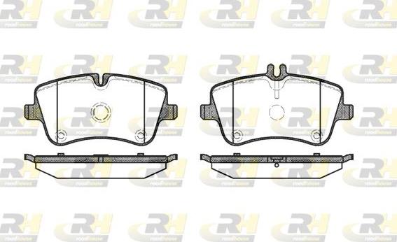 Roadhouse 2768.00 - Kit pastiglie freno, Freno a disco autozon.pro