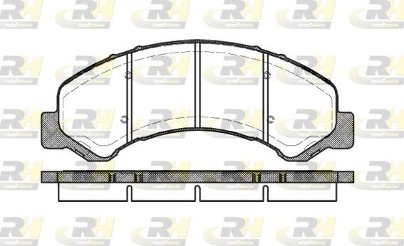 Roadhouse 2763.00 - Kit pastiglie freno, Freno a disco autozon.pro