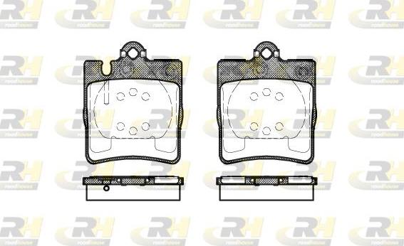 Roadhouse 2709.10 - Kit pastiglie freno, Freno a disco autozon.pro