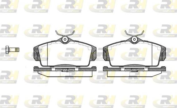 Roadhouse 2704.00 - Kit pastiglie freno, Freno a disco autozon.pro