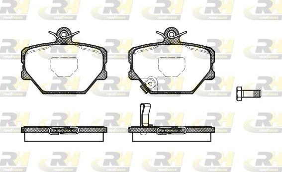 Roadhouse 2705.02 - Kit pastiglie freno, Freno a disco autozon.pro