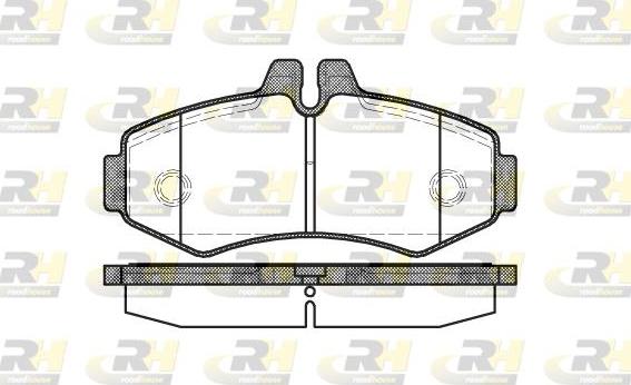 Roadhouse 2701.00 - Kit pastiglie freno, Freno a disco autozon.pro