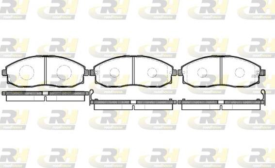 Roadhouse 2703.02 - Kit pastiglie freno, Freno a disco autozon.pro