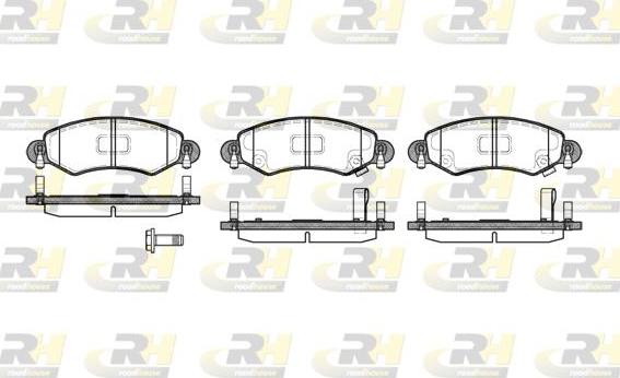 Roadhouse 2702.12 - Kit pastiglie freno, Freno a disco autozon.pro