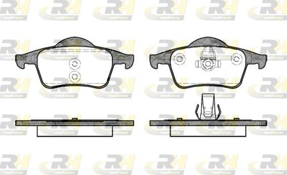 Roadhouse 2714.00 - Kit pastiglie freno, Freno a disco autozon.pro