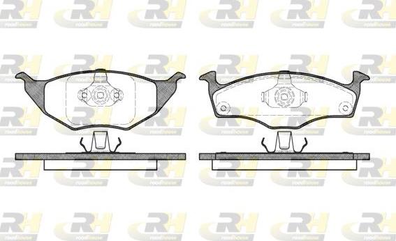 Roadhouse 2718.00 - Kit pastiglie freno, Freno a disco autozon.pro