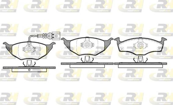 Roadhouse 2718.11 - Kit pastiglie freno, Freno a disco autozon.pro