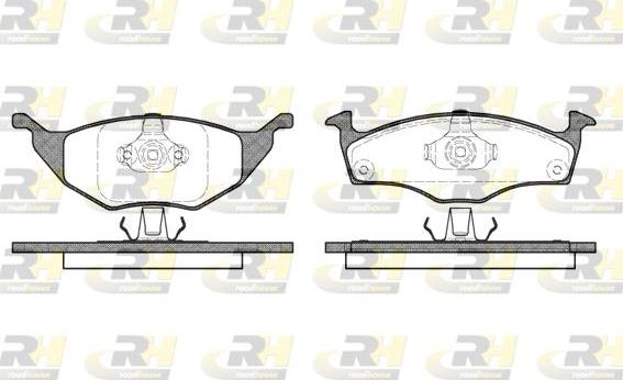 Roadhouse 2718.20 - Kit pastiglie freno, Freno a disco autozon.pro