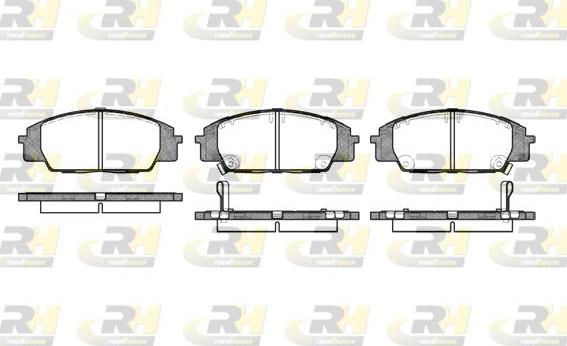 Roadhouse 2735.02 - Kit pastiglie freno, Freno a disco autozon.pro