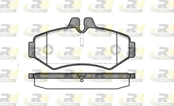 Roadhouse 2733.00 - Kit pastiglie freno, Freno a disco autozon.pro