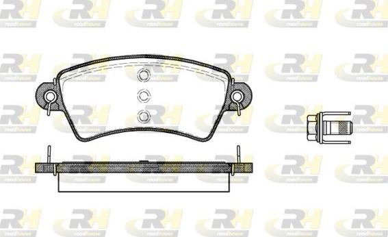 Roadhouse 2726.00 - Kit pastiglie freno, Freno a disco autozon.pro