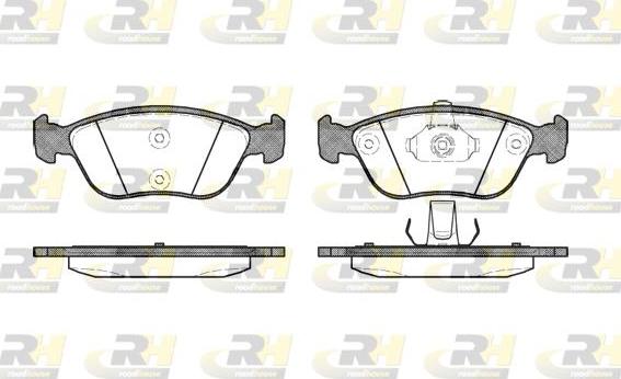 Roadhouse 2722.00 - Kit pastiglie freno, Freno a disco autozon.pro