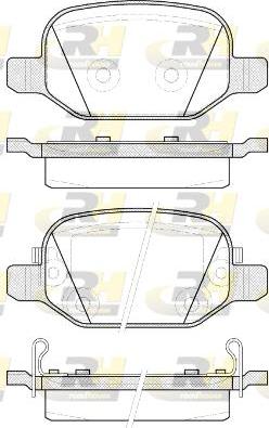 Roadhouse 2727.52 - Kit pastiglie freno, Freno a disco autozon.pro