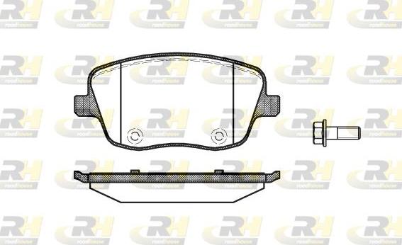 Roadhouse 2775.00 - Kit pastiglie freno, Freno a disco autozon.pro