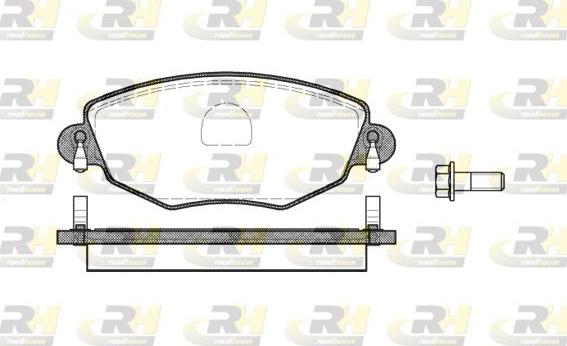 Roadhouse 2776.00 - Kit pastiglie freno, Freno a disco autozon.pro