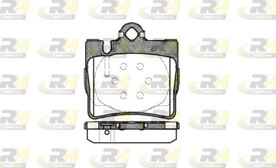 Roadhouse 2770.00 - Kit pastiglie freno, Freno a disco autozon.pro