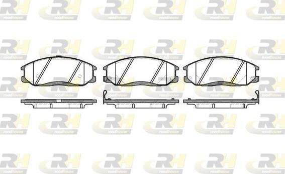 Roadhouse 2771.22 - Kit pastiglie freno, Freno a disco autozon.pro