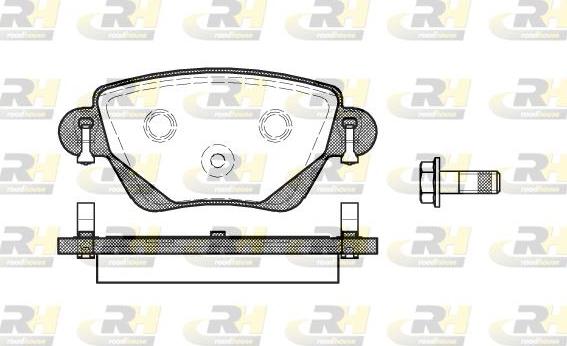 Roadhouse 2777.00 - Kit pastiglie freno, Freno a disco autozon.pro