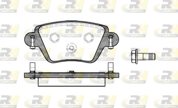 Roadhouse 2777.10 - Kit pastiglie freno, Freno a disco autozon.pro